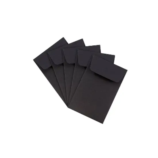 JAM Paper #1 Coin Business Envelopes 2.25 x 3.5 Black 352527801 image {2}