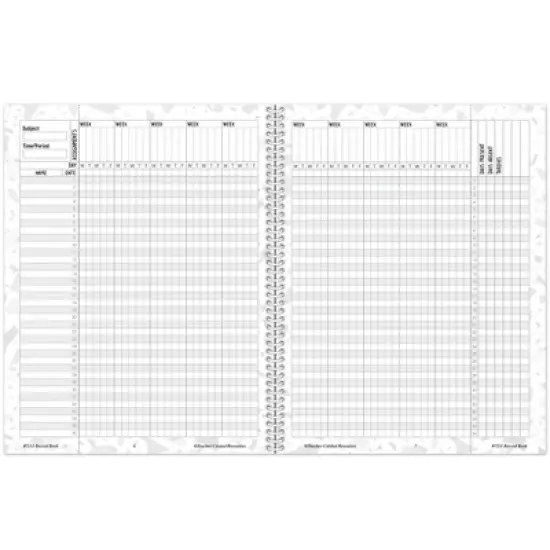 Teacher Created Resources&reg; Terrazzo Tones Record Book, Pack of 3 image {3}