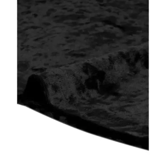 Allegra K Women's Casual Vintage Velvet Crew Neck Long Sleeve T-shirts image {3}