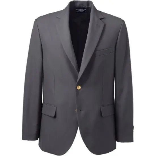 Lands' End School Uniform Men's Hopsack Blazer image {7}