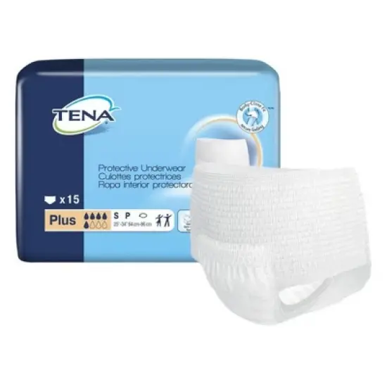 TENA ProSkin Overnight Super Incontinence Underwear, Heavy Absorbency, Unisex, 2XL, 12 Count image {3}