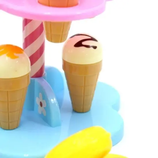 Insten 21 Piece Ice Cream Toys and Sweet Treats for Kids, Pretend Kitchen Accessories image {2}