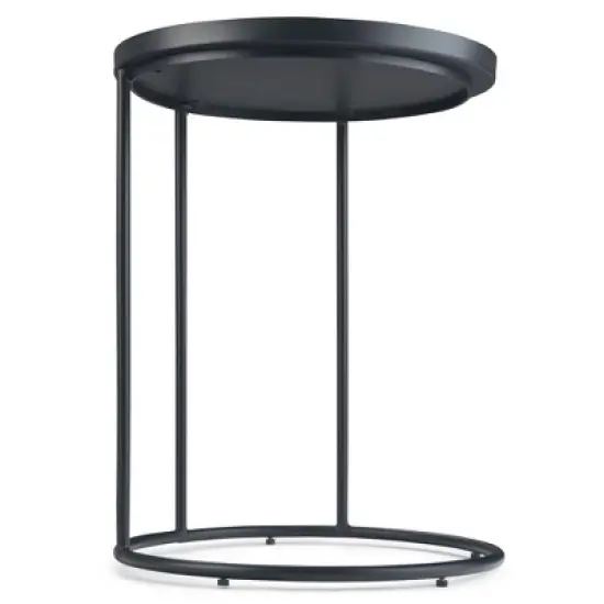 18" Lipton Metal Side Table Black - WyndenHall image {10}