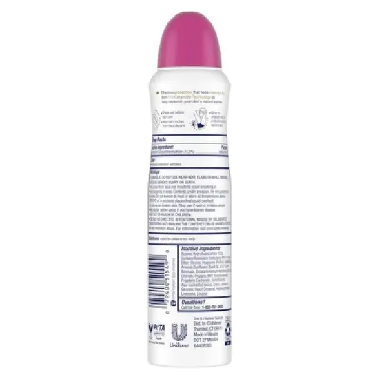 Dove Beauty Advanced Care 72-Hour Dry Spray Deodorant Dragon Fruit and Coconut Cream - 3.8oz image {1}