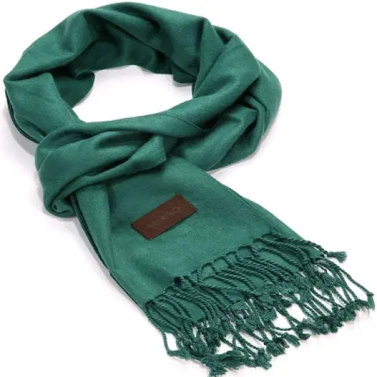 Mio Marino | Women's Solid Fringed 100% Cotton Scarf image {9}