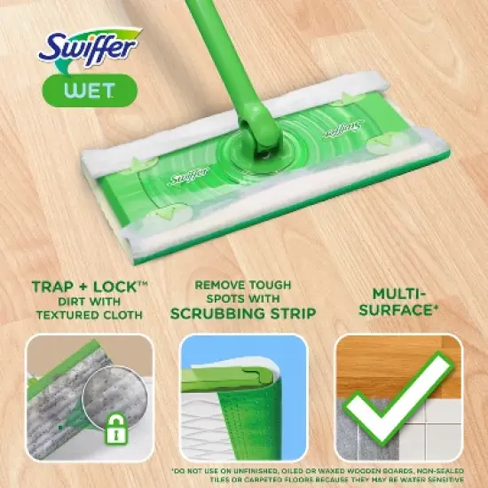 Swiffer Sweeper Wet Mopping Cloths Refills - Fresh Scent image {2}
