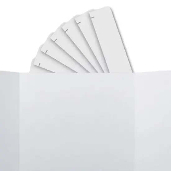 Flipside Products Corrugated Project Boards & Headers Set, 36" x 48", White, 24 Sets image {2}