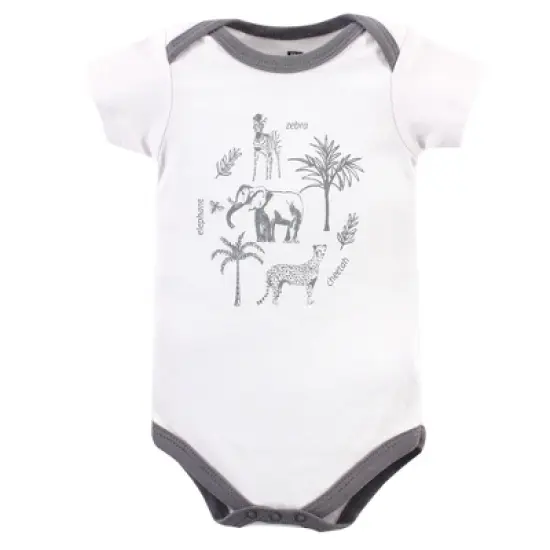Hudson Baby Infant Boy Cotton Bodysuits, Vintage Safari image {7}