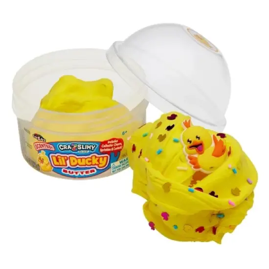 Cra-Z-Slimy Slime Dome Yellow Lil' Ducky: Creativity Focus, Includes 4 Pieces, 2.4 Net Weight image {6}
