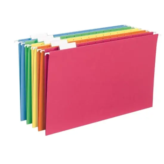 Smead Hanging File Folder with Tab, 1/5-Cut Adjustable Tab, Legal Size, 25 per Box image {8}