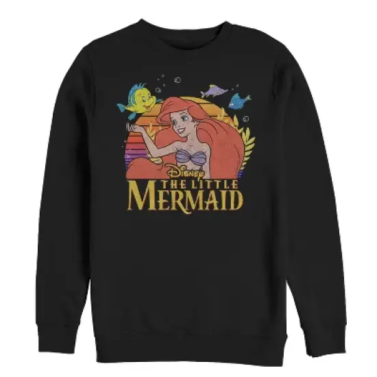 Men's The Little Mermaid Ariel Classic Sweatshirt image {2}