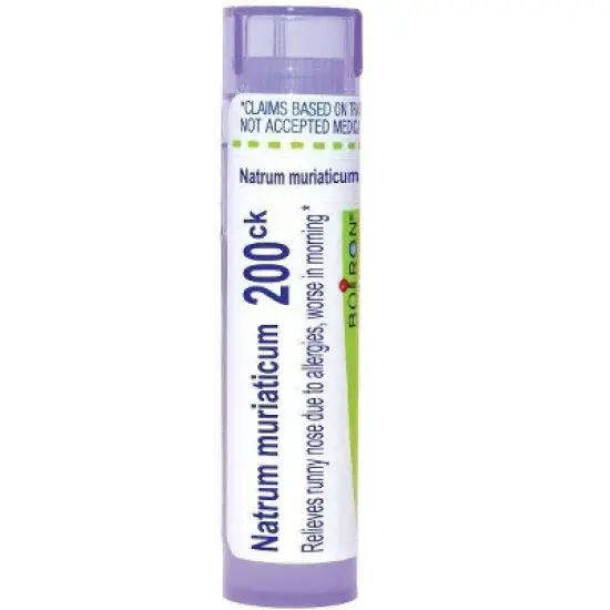 Natrum Muriaticum 200CK by Boiron Homeopathic Single Medicine For Allergy  -  80 Pellet image {10}