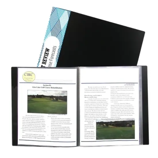 C-Line&reg; Bound Sheet Protector Presentation Book, 24-Pocket image {1}