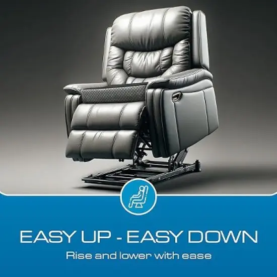 K?lbs Extra Large Recliner Cushion | Chic 2 Tone Velvet Cover | Memory Foam Seat Cushion 5 inch Thick 20" x 20" Extra Large Chair Cushion image {1}