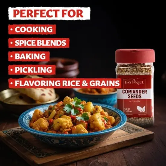 Eastanbul Coriander Seeds Whole, Cilantra, Coriander for Cooking, 3.2oz image {1}