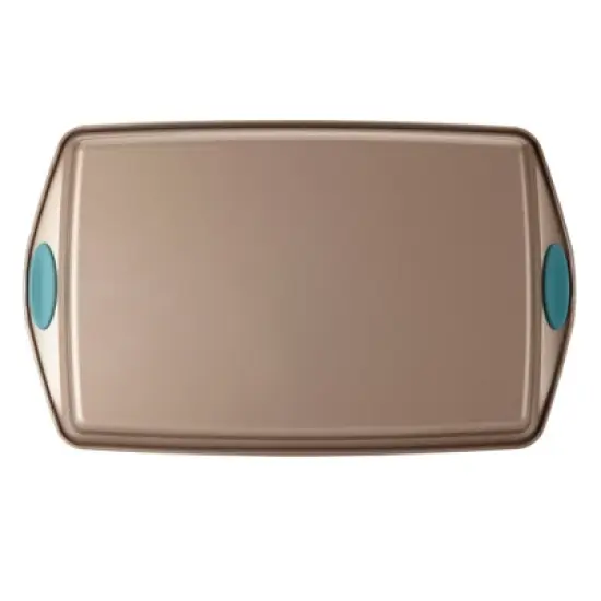 Rachael Ray Cucina Nonstick 11"x17" Cookie Pan Agave Blue: Steel Baking Sheet, Oven-Safe, Dishwasher-Safe image {7}