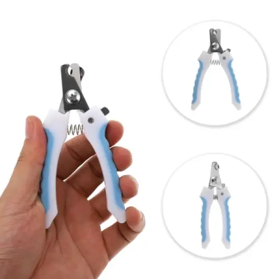 Unique Bargains Durable Straight Handle Pet Nail Clippers 4.72"x2.76" 1 Pc image {2}