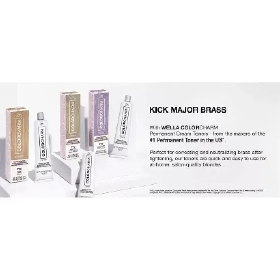 Wella Color Charm Toner - Permanent Creme Toner Haircolor Dye Hair Color Colorcharm Cream image {4}