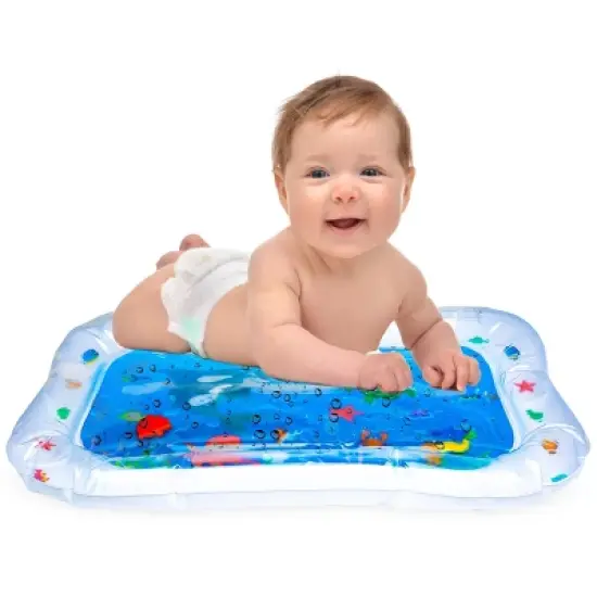 Hoovy Inflatable Tummy Time Water Play Mat image {8}