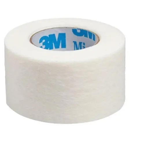 3M Micropore Paper Tape - White, 1" x 10yds (Box of 12) image {3}