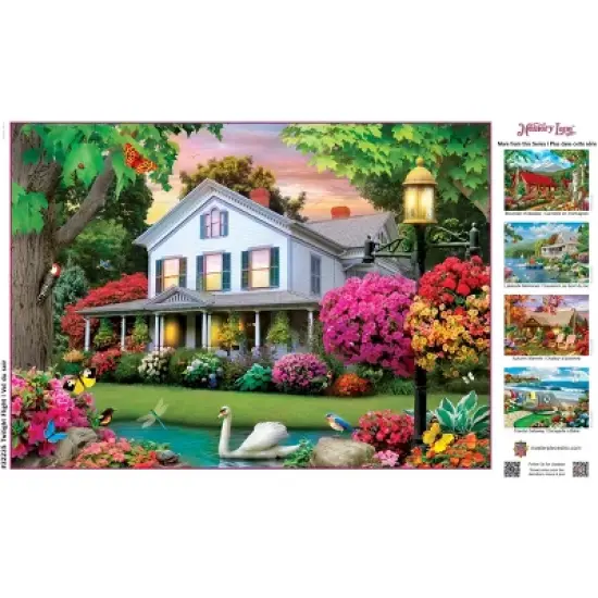 MasterPieces 300 Piece EZ Grip Jigsaw Puzzle - Twilight Flight - 18"x24" image {4}