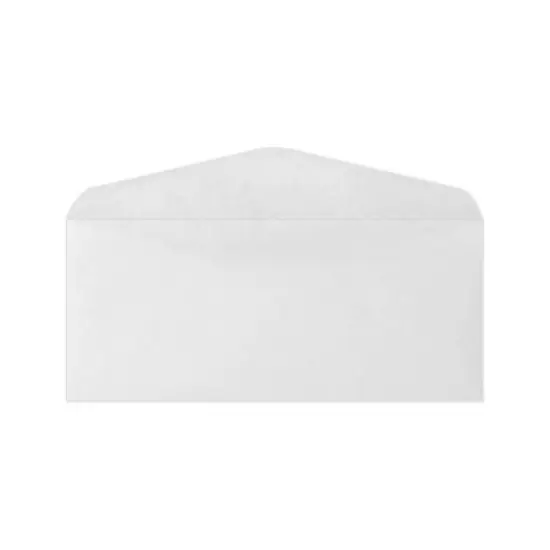 LUX Moistenable Glue #10 Business Envelope 4 1/8" x 9 1/2" Bright White 500/Pack (43687-500) image {1}