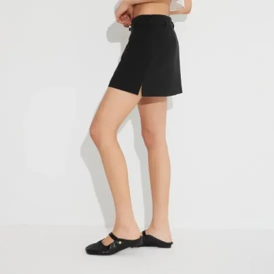 Women's Side Slit Belted Mini Skirt - Wild Fable&trade; image {2}