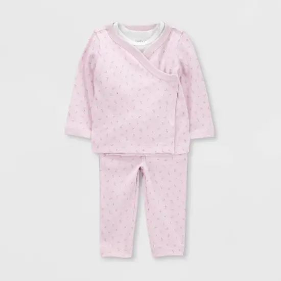 Carter's Just One You&reg; Baby 3pc Cardigan Set - Lilac Purple image {1}