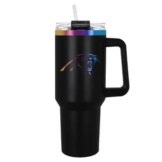 NFL Carolina Panthers Black Radiance Colossus Travel Mug - 40oz image {4}