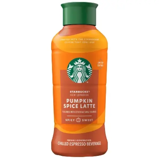 Starbucks Iced Pumpkin Spice Latte Espresso Beverage - 40 fl oz image {5}