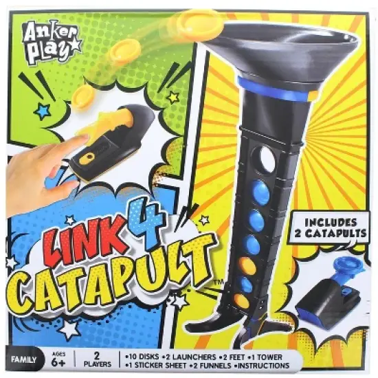 Anker Play Link 4 Catapult Game | Includes 2 Catapults | 2 Players image {1}
