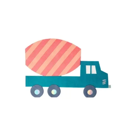 Meri Meri Construction Napkins (Pack of 16) image {5}