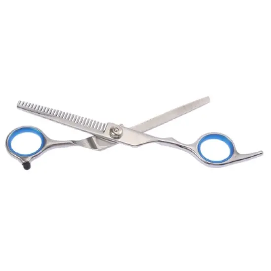 Unique Bargains Thinning Scissors for Long Short Thick Hard Soft Hair for Men Women 6.57 Inch Length image {3}