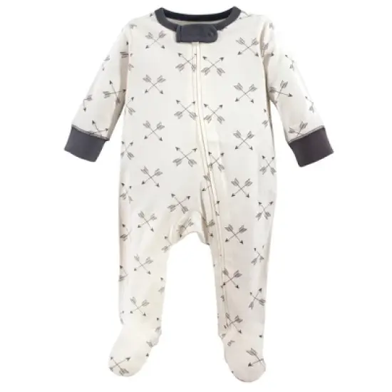 Touched by Nature Baby Boy Organic Cotton Zipper Sleep and Play 3pk, Fox image {3}