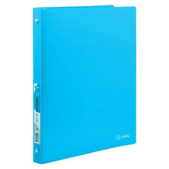 Enday 0.5" Matte Bright Color Poly 3-Ring Binder image {1}