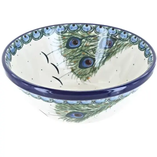 Blue Rose Polish Pottery Ceramika Artystyczna Cereal Bowl image {15}