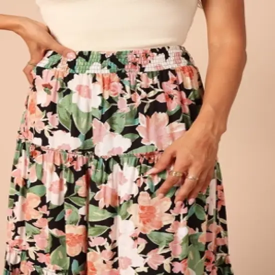 Petal and Pup Womens Rhiannan High Waisted Frill Skirt image {2}