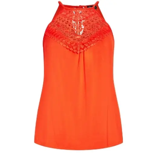 Women's Plus Size Island Crochet Top - tigerlily | CITY CHIC image {2}