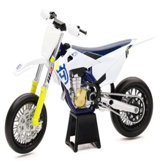 Husqvarna FS450 White and Blue 1/12 Diecast Motorcycle Model by New Ray image {2}