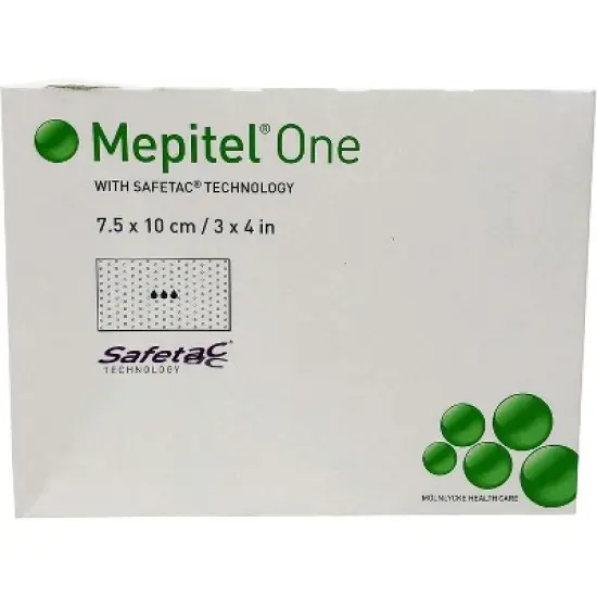 Mepitel One - 3" x 4" (7.5 x 10 cm), Pack of 10 image {1}