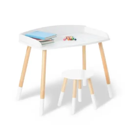 Modern Study Desk and Stool Set - WildKin image {4}