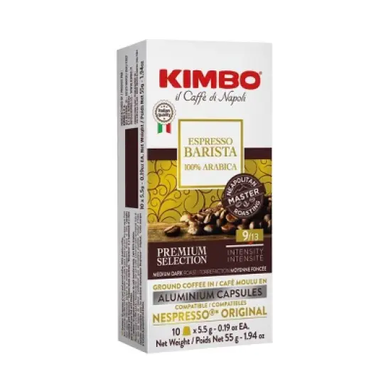 Kimbo Barista - Aluminum Capsules 10 Capsule Box image {7}