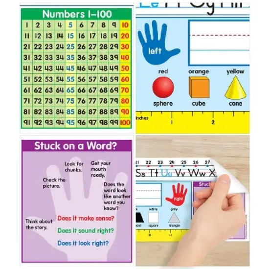 Carson Dellosa Education Self-Adhesive Traditional Manuscript Nameplates, Grades 1-2, 30 Per Pack, 2 Packs image {2}