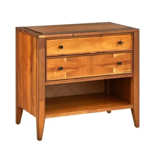 Monty Nightstand Oak - Lifestorey image {2}