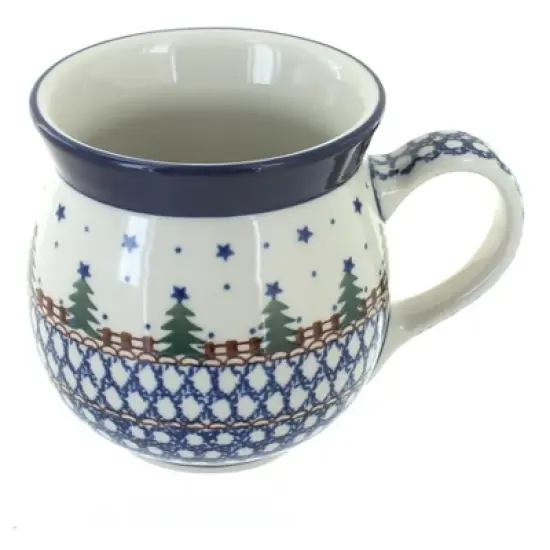Blue Rose Polish Pottery Ceramika Artystyczna Bubble Mug image {27}