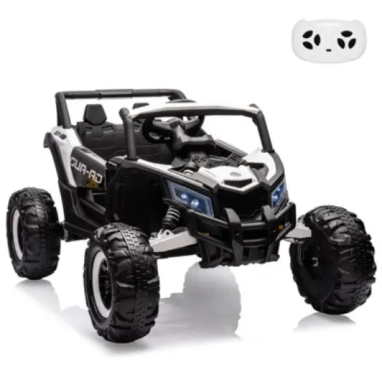 Ride on UTV Car, 24V Battery Powerd Electric Off-Road UTV Car, Remote Control, Music, LED Lights, Ride on Car for Boys Girls image {11}