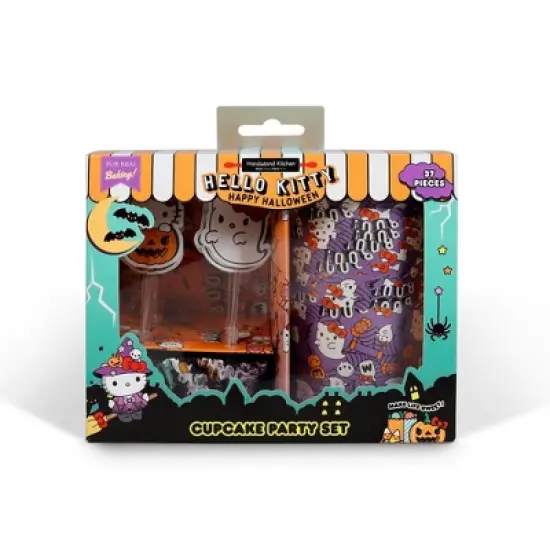Handstand Kitchen Sanrio Hello Kitty Halloween 37-Piece Cupcake Party Set image {1}