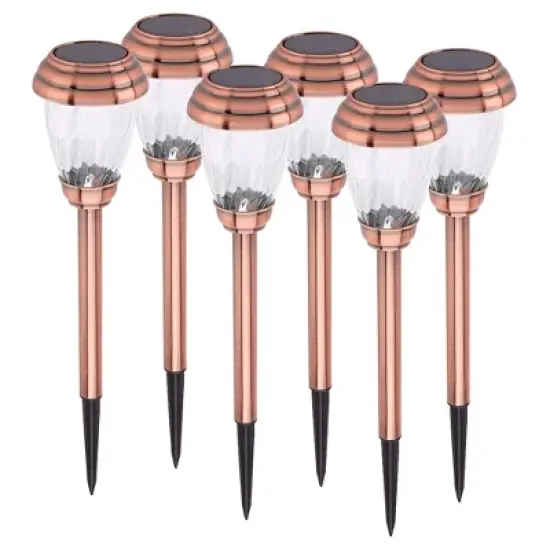 Smart Living Charleston Copper Finish Pathway LED Lights image {4}