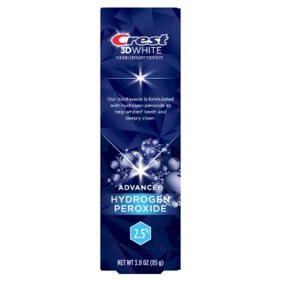 Crest 3DWhite Advanced 2.5% Hydrogen Peroxide  - 3.0oz image {8}