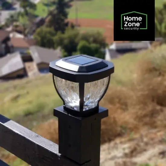 Home Zone Security&reg; 12-Lumen-Each 4 x 4 Solar LED Post Cap Lights image {5}